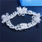 Fashion Retro Simple Butterfly Cuban Anklet Silver Plated