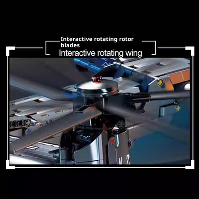 Helicóptero de Transporte Grande Osprey - Juego de Bloques de Construcción Armado - Image 4