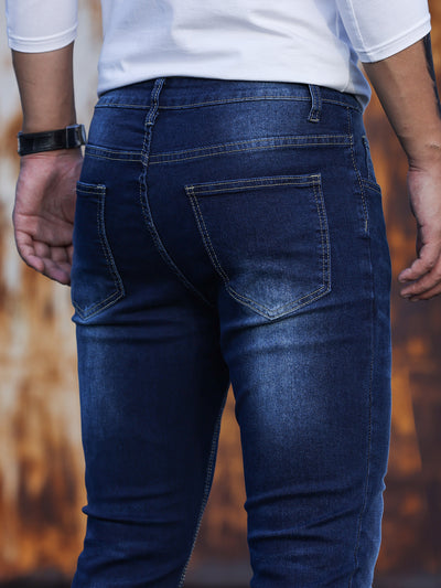 Pantalones Skinny Denim Azul con Elastano para Hombre - Image 8