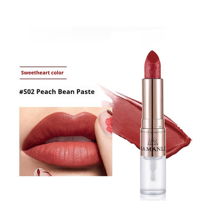 Labial Mate Resistente Sin Transferencia - Color Sólido Larga Duración - Image 6