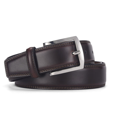 Cinturón de Cuero para Hombre con Hebilla de Pasador - Image 36