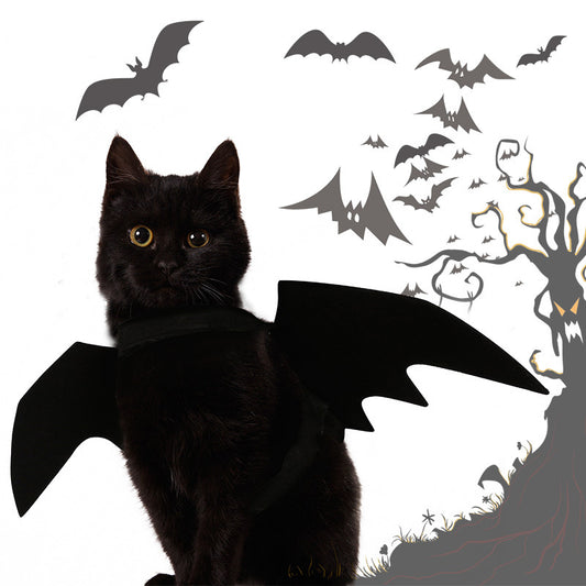 Disfraz de Murciélago para Mascotas - Alas de Halloween para Gatos y Perros