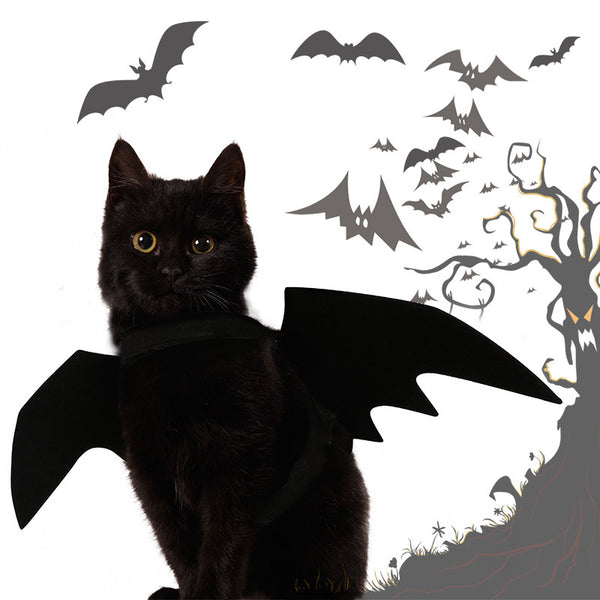 Disfraz de Murciélago para Mascotas - Alas de Halloween para Gatos y Perros