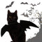 Disfraz de Murciélago para Mascotas - Alas de Halloween para Gatos y Perros