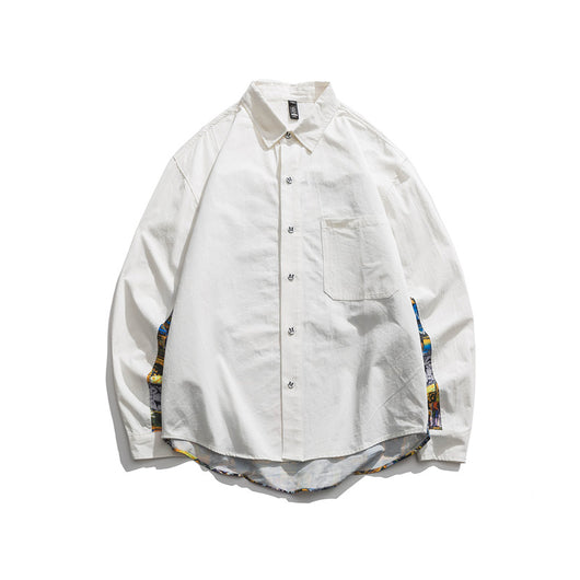 Camisa Suelta Estampada para Hombre - Image 10