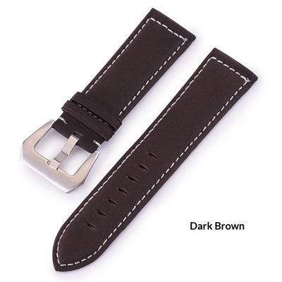 Correa de Reloj en Cuero Gamuza Premium Costura Artesanal Gruesa - Image 20