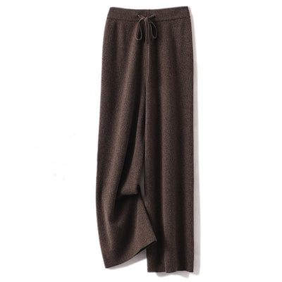 Pantalones Anchos de Lana Tejida para Mujer - Image 12