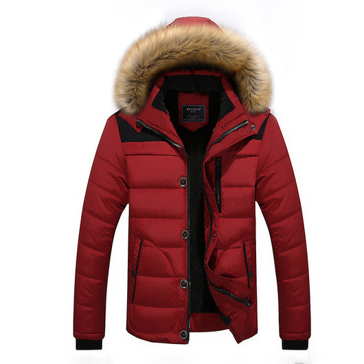 Chamarra Invernal para Hombre con Capucha y Forro Polar - Image 8