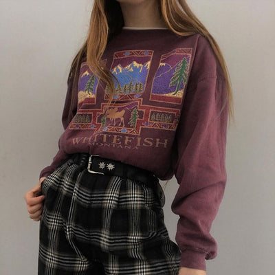 Sudadera Estampada Cuello Redondo para Mujer - Image 12