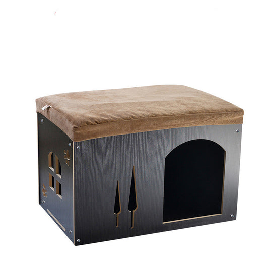 Casa de Mascotas de Madera Desmontable y Lavable para Todas las Estaciones - Image 6