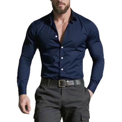 Camisa Casual de Manga Larga para Hombre - Image 5