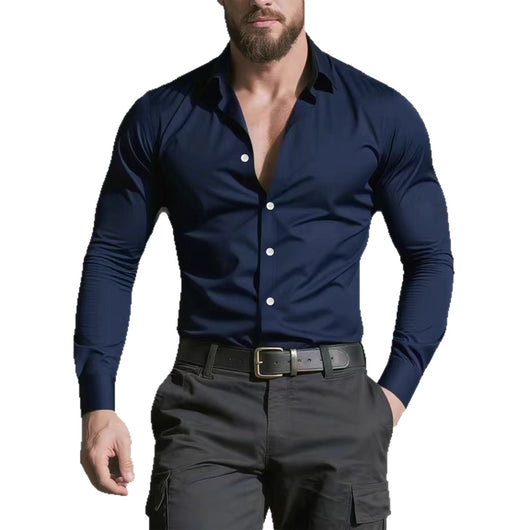 Camisa Casual de Manga Larga para Hombre - Image 5