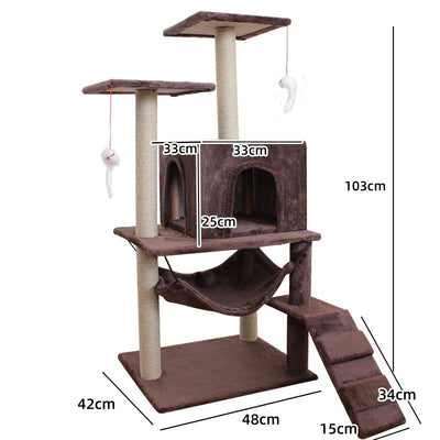 Árbol Rascador para Gatos con Torre de Escalada Espada - Image 4