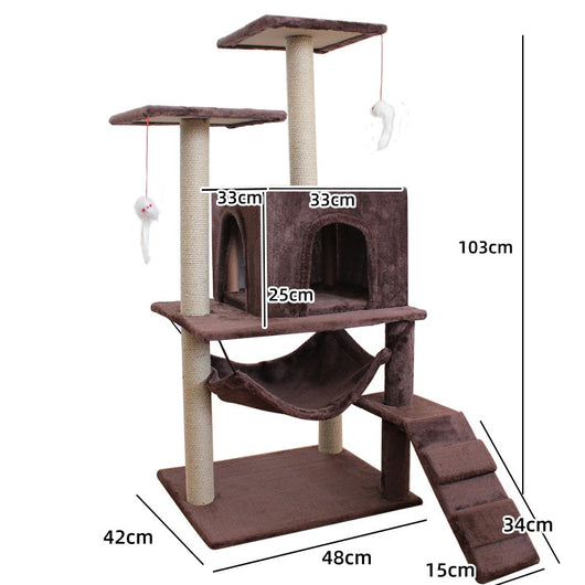 Árbol Rascador para Gatos con Torre de Escalada Espada - Image 4