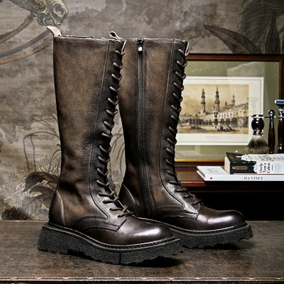 Botas Martin de Cuero Vintage para Hombre - Image 5
