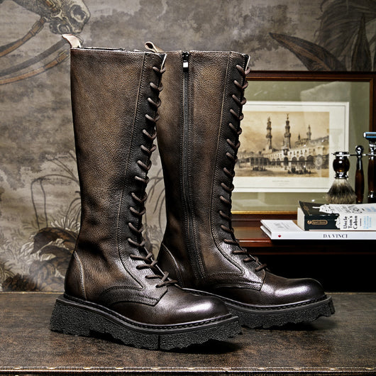 Botas Martin de Cuero Vintage para Hombre - Image 5