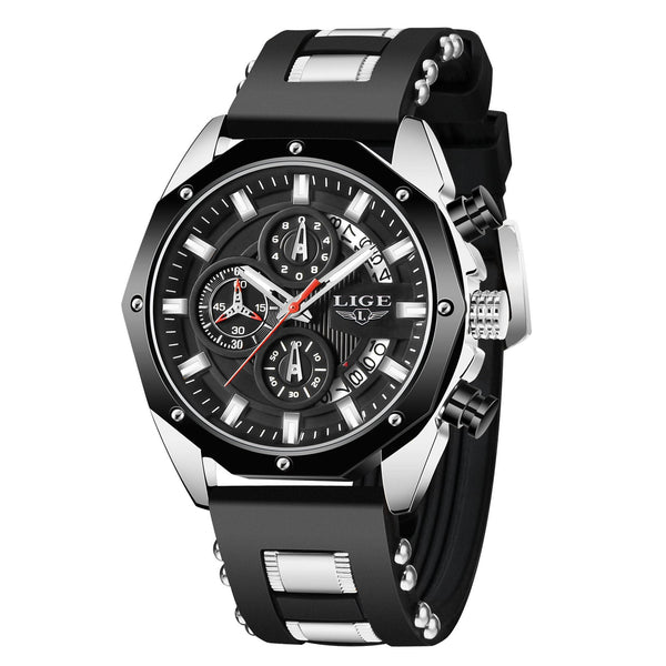 Reloj Deportivo de Lujo para Hombre - Cuarzo Resistente al Agua con Cronógrafo