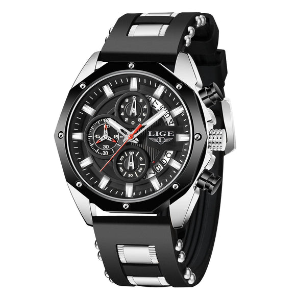Reloj Deportivo de Lujo para Hombre - Cuarzo Resistente al Agua con Cronógrafo