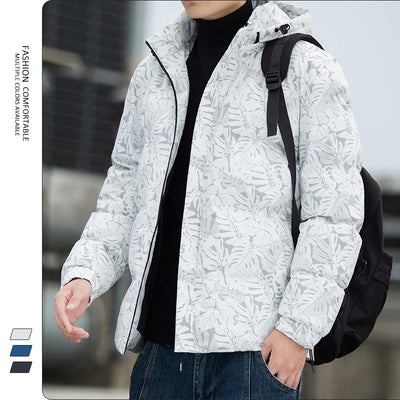 Chaqueta Acolchada de Plumón Grueso para Hombre - Image 4