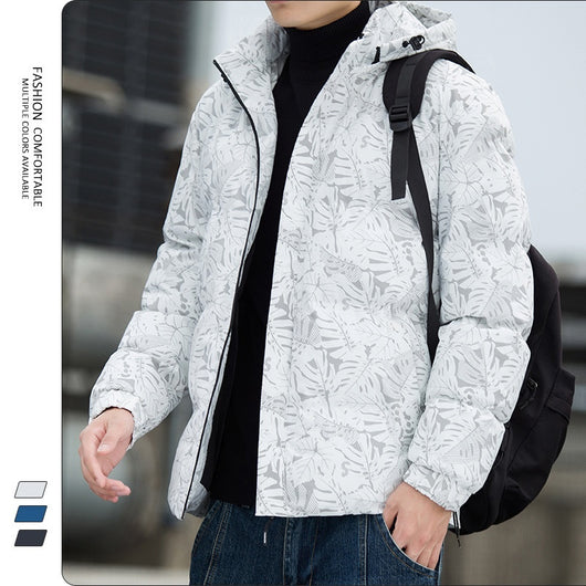 Chaqueta Acolchada de Plumón Grueso para Hombre - Image 4