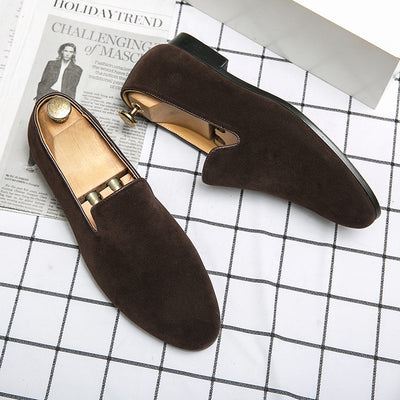 Zapatos de Cuero Británico Mate Gommino para Hombre - Image 3