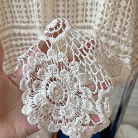 Blusa de Crochet Calada para Playa - Image 33