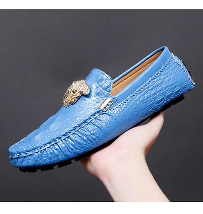 Zapatos de Cuero Casual con Hebilla Metálica y Pedal - Image 38