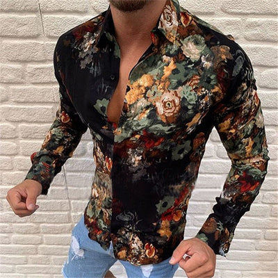 Camisa Slim Fit Casual Moderna para Hombre