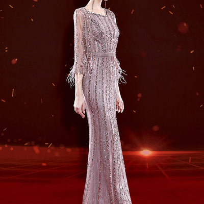 Vestido de Fiesta Elegante con Textura de Lujo - Image 4