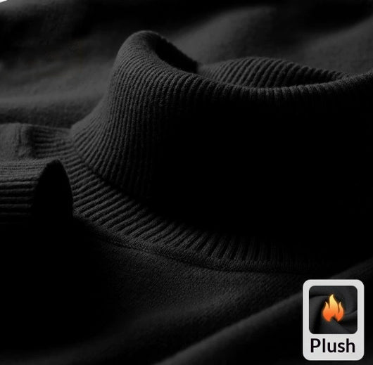 Suéter Tejido para Hombre Cuello Alto Cálido y Suave - Image 7