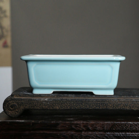 Maceta Rectangular de Cerámica Arena Púrpura
