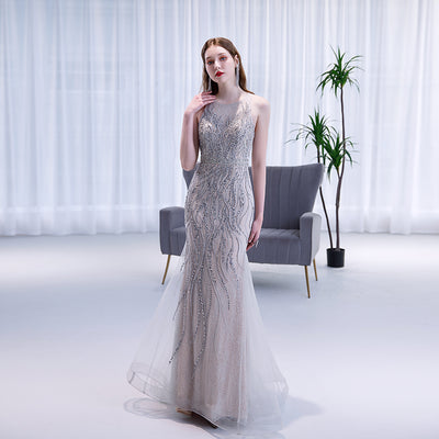 Vestido de Noche Elegante Silueta Sirena para Eventos Exclusivos - Image 10