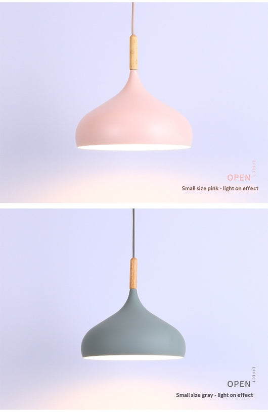 Lámpara Colgante LED Macaron de Aluminio - Diseño Decorativo Moderno - Image 22