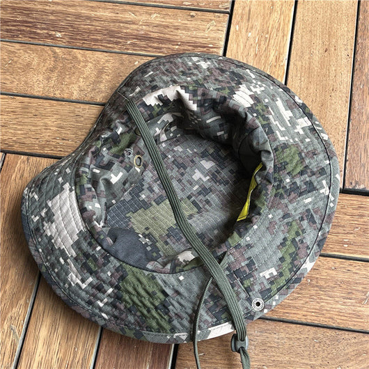 Gorro Táctico Camuflaje Granito con Ala Redondeada - Image 10