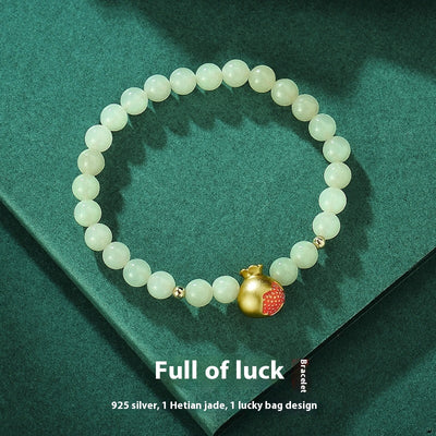 Pulsera de Jade Hetian Estilo Chino con Bambú y Protección - Para Mujer - Image 10