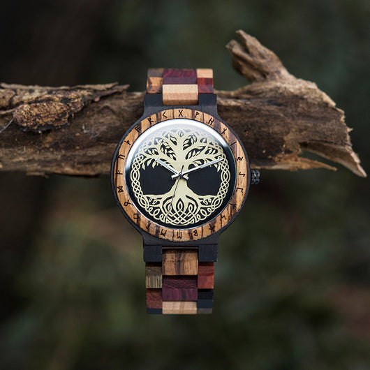 Reloj de Cuarzo para Hombre con Diseño en Madera - Image 9