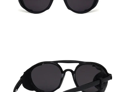 Gafas de Sol Steampunk Marco Grande Antivienta - Image 11