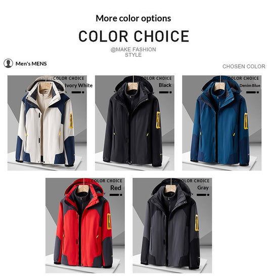 Chaqueta Impermeable Cortavientos con Forro Interior Desmontable - Image 13