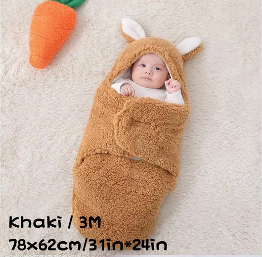 Saco de Dormir para Bebé Recién Nacido en Fleece Suave - Envoltorio Térmico Unisex con Soporte para la Cabeza - Image 25