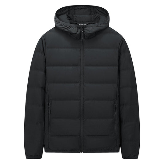 Chaqueta de Plumón con Capucha para Hombre - Invierno