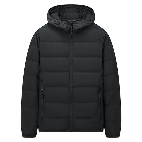 Chaqueta de Plumón con Capucha para Hombre - Invierno
