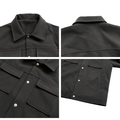 Chaqueta de Trabajo Suelta y Gruesa para Hombre - Image 9