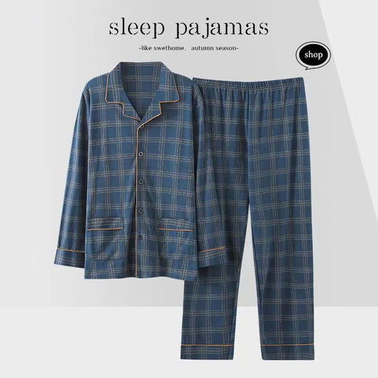 Pijama Suelto para Hombre Primavera Otoño - Image 19