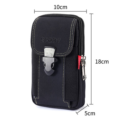 Bolsa Vertical Multifuncional de Lona para Cintura - 6.5 Pulgadas - Image 14