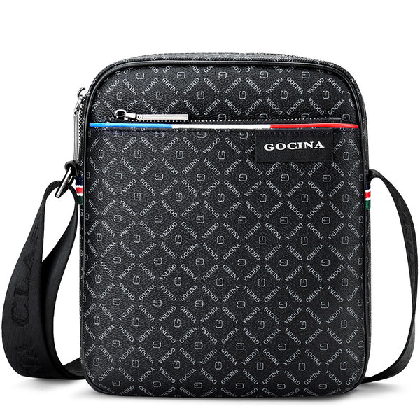 Bolsa Mensajero de Cuero para Hombre de Un Solo Hombro - Gran Capacidad - Image 4