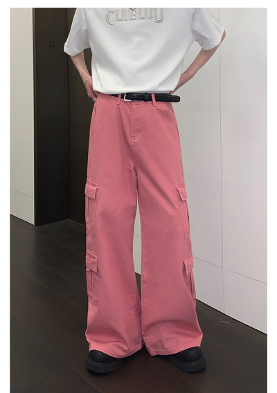 Overol Ancho de Pierna con Bolsillos Grandes - Jeans Casual - Image 19
