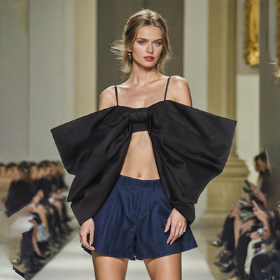 Top con Tirantes de Moño Elegante en Color Sólido