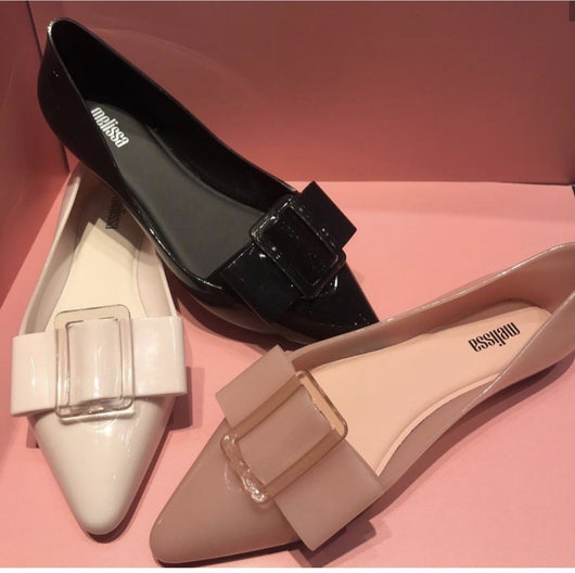 Zapatos Elegantes de Punta Cuadrada con Nudo Simple para Mujer