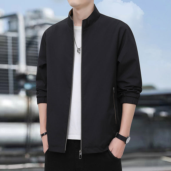 Jaqueta Casual Executiva Leve Masculina com Gola Alta