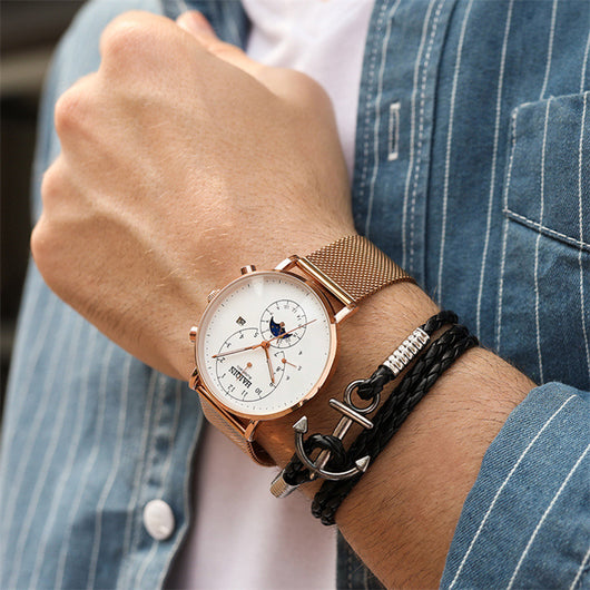 Reloj Mecánico Automático Resistente al Agua con Esfera Grande para Hombre - Image 15